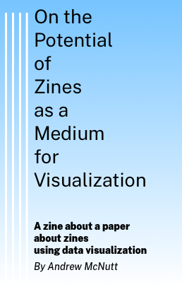 cover of the zine describing the paper